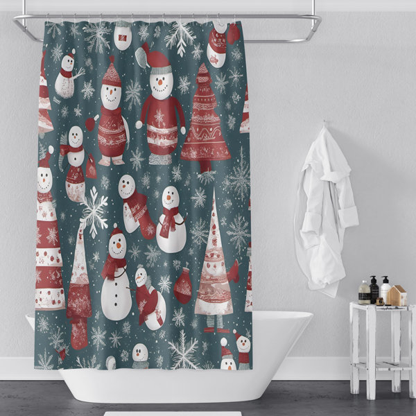 The Holiday Aisle Heleyna Abstract Shower Curtain Wayfair   Heleyna Abstract Shower Curtain 